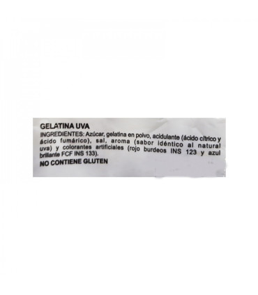 Gelatina sabor uva Gos Tozzo (200 g / 7.06 oz)