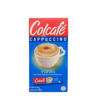 Capuccino sabor Vainilla COLCAFE (108 g / 3.8 oz)