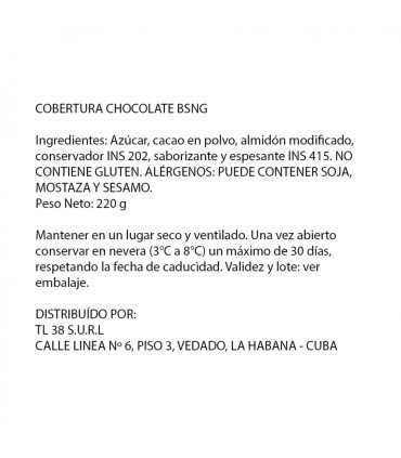 Sirope de chocolate Predilecta (200 g / 7 oz) (pzs.)