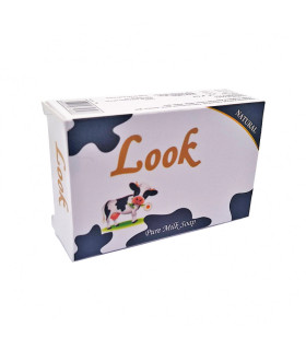 Jabón de tocador de leche pura Look (75 g / 2.65 oz)