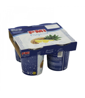 Yogurt de piña PMI Original (4 x 120 g / 4.23 oz)