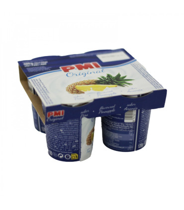 Yogurt de piña PMI Original (4 x 120 g / 4.23 oz)